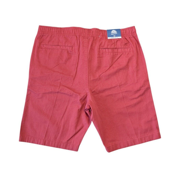 Havana Jim Brick Red Lazy Joe Elastic Waist Shorts New Size 30 Mens Drawstring - Picture 3 of 7